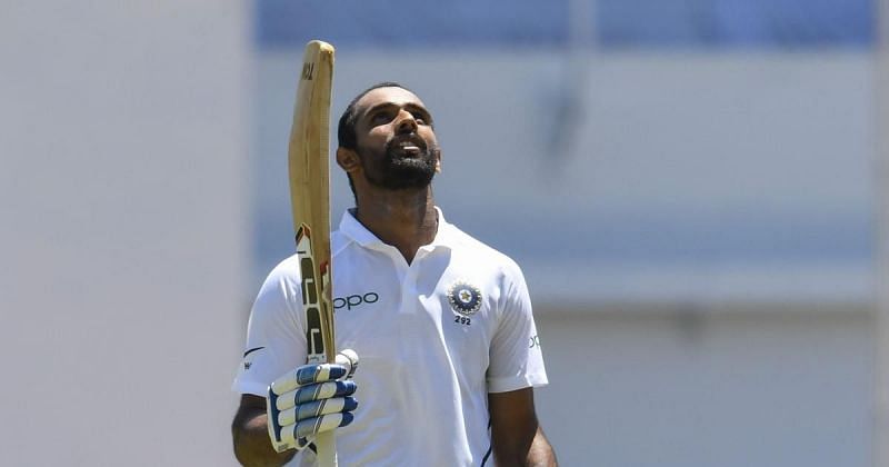 Hanuma Vihari made his test debut against England in 2018