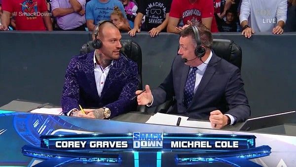 Corey Graves and Michael Cole