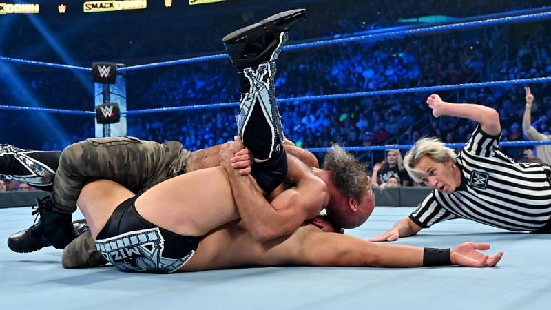 The Blackheart has defeated The Miz on SmackDown