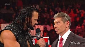 What happened with Drew McIntyre and Vince McMahon after WrestleMania 36 went off air