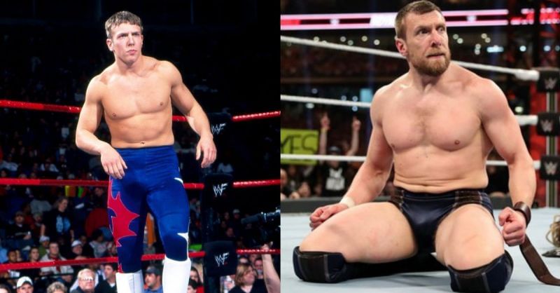 Daniel Bryan during his early appearances in WWE (L); Bryan now (R)