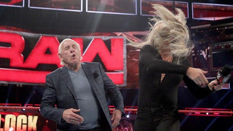 Ric Flair was full of praise for his daughter