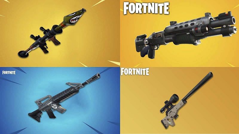 Weapons in Fortnite