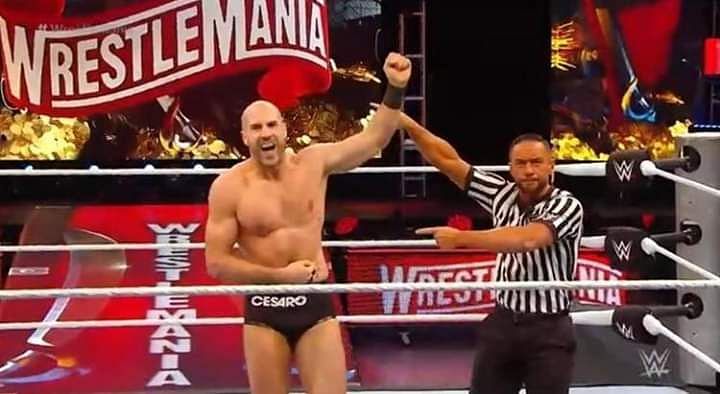 Cesaro picks up a head of steam for the Artist Collective