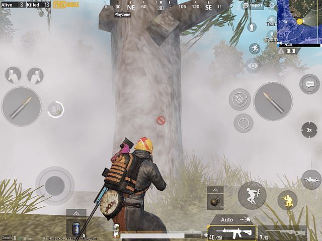 An appropriate way of using smokes in PUBG.