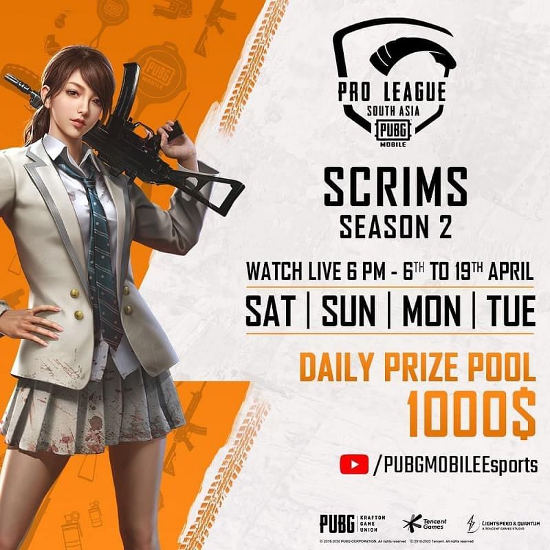 PMPL SA Scrims Season 2