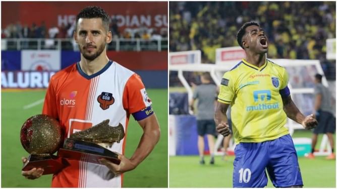 ISL: 5 players with the highest goals per game ratio