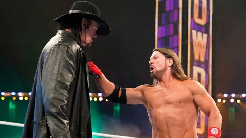 The Undertaker and AJ Styles will face off at WrestleMania 36