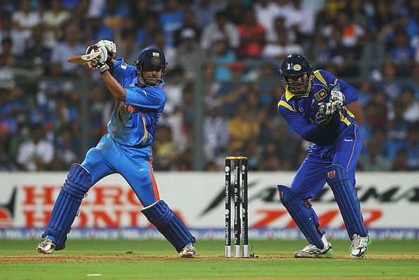Gautam Gambhir steadied the innings after a couple of early wickets