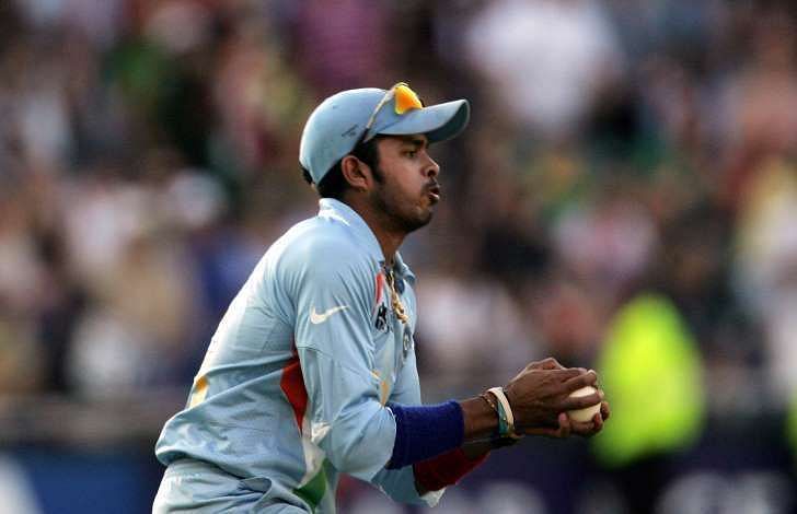 Sreesanth&#039;s winning catch at the 2007 T20 World Cup 