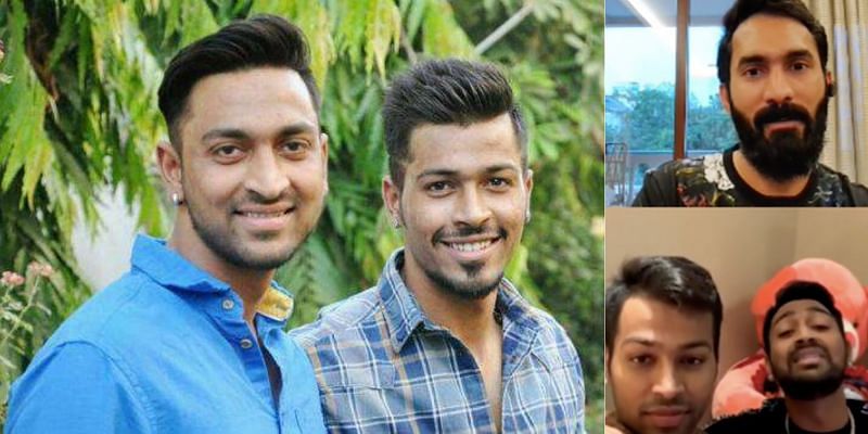 The Pandya Brothers had a candid chat with Dinesh Karthik