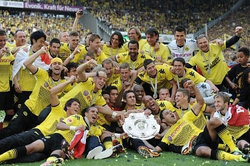 Klopp led Dortmund to back-to-back Bundesliga titles in 2011 and 2012
