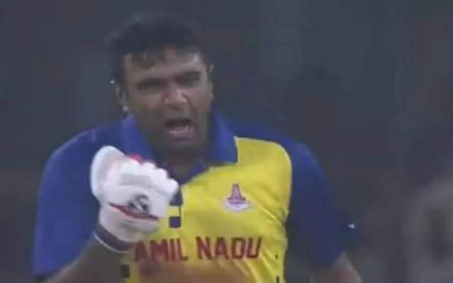 Ravichandran Ashwin celebrated too early after scoring boundaries off the first two balls.