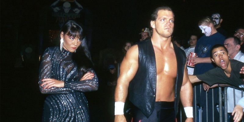 Chris Benoit accompanied by Nancy when both were in WCW