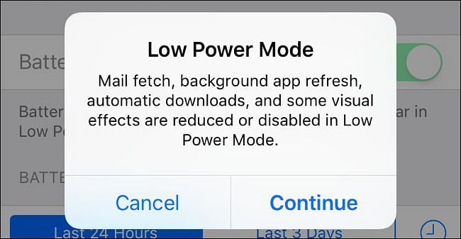 Low Power Mode