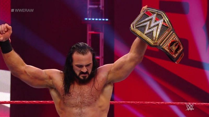 Drew McIntyre after beating Andrade