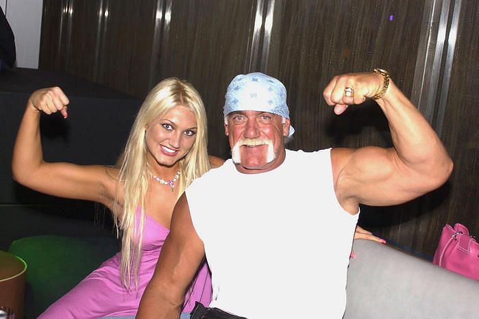 Brooke Hogan with The Hulkster