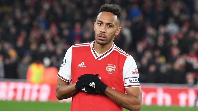 Aubameyang was bestowed with the captain&#039;s armband in November