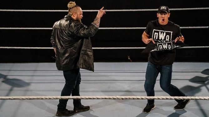 Former WWE Champion reacts to John Cena and Bray Wyatt's nWo moment at WrestleMania 36