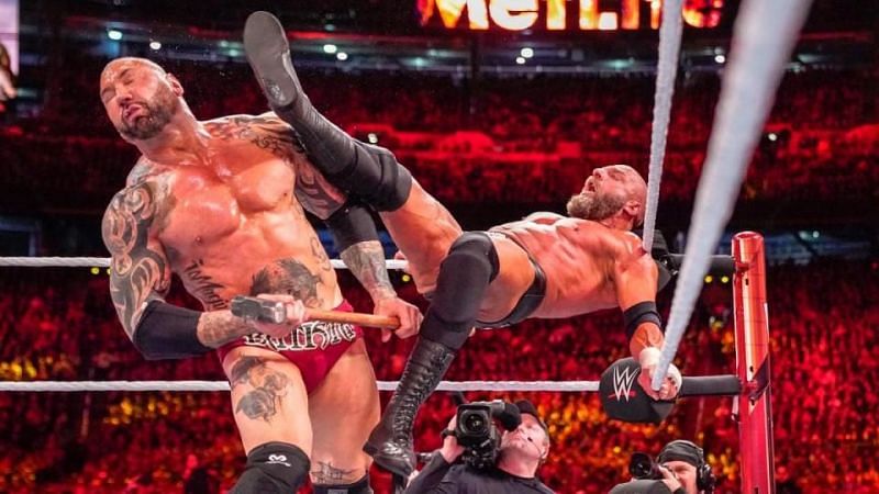 Triple H faced Batista at WrestleMania 35.