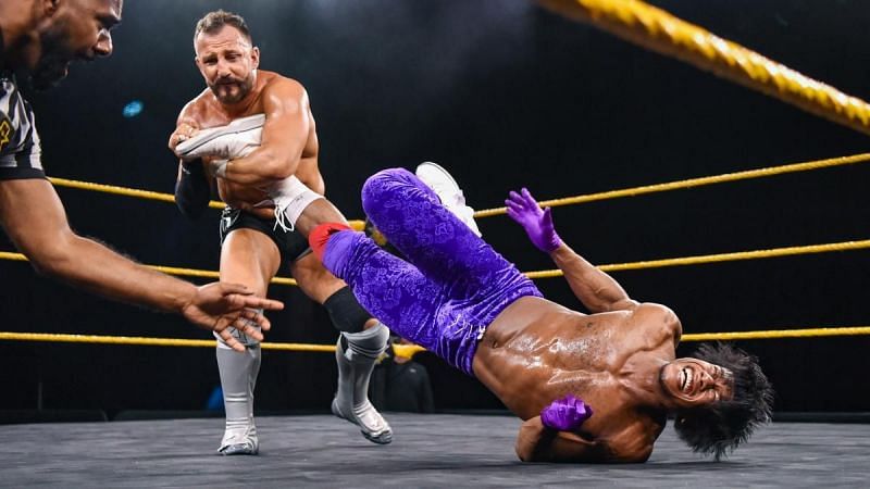 Bobby Fish with the ankle lock on Dream