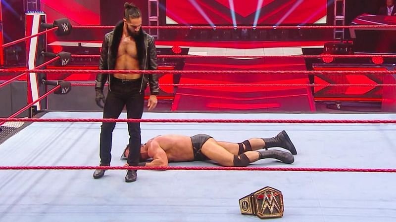 Does Seth Rollins have his eyes on McIntyre&#039;s WWE Championship?