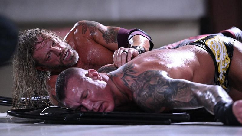 Edge and Randy Orton sure put a lot on the line on Sunday night. It was a very long road to get to the end.