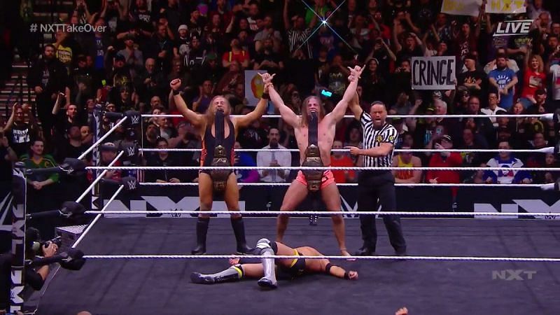 The BroserWeights won the NXT Tag Team Championships at TakeOver: Portland this year