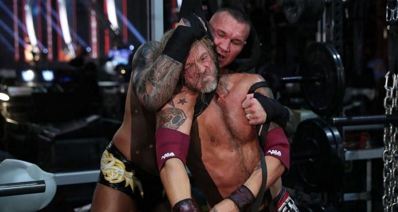 Edge overcame Randy Orton in a grueling match.