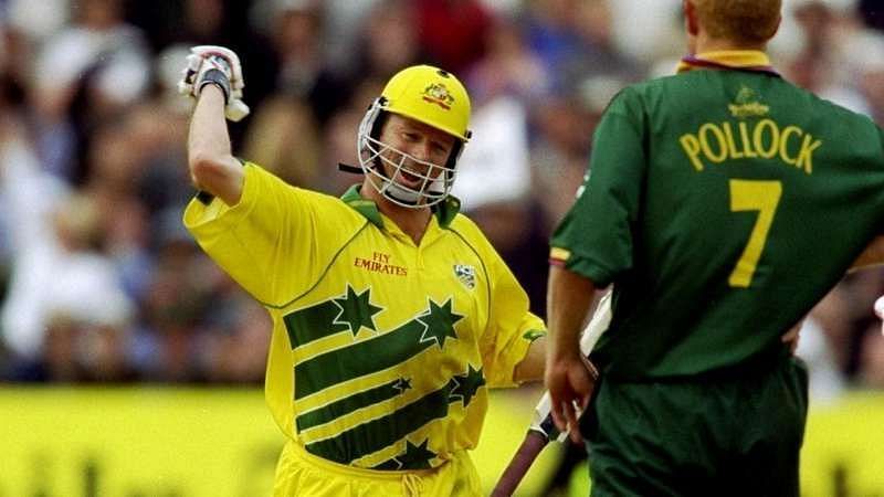 Steve Waugh scored an unbeaten 120 off 110 balls in a crucial Super Six encounter.