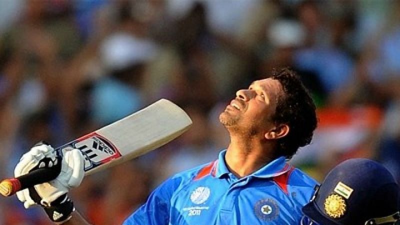 Sachin Tendulkar scored a century on his birthday.