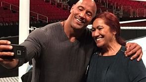 The Rock's mother had a verbal exchange with WWE legend's brother during WrestleMania match