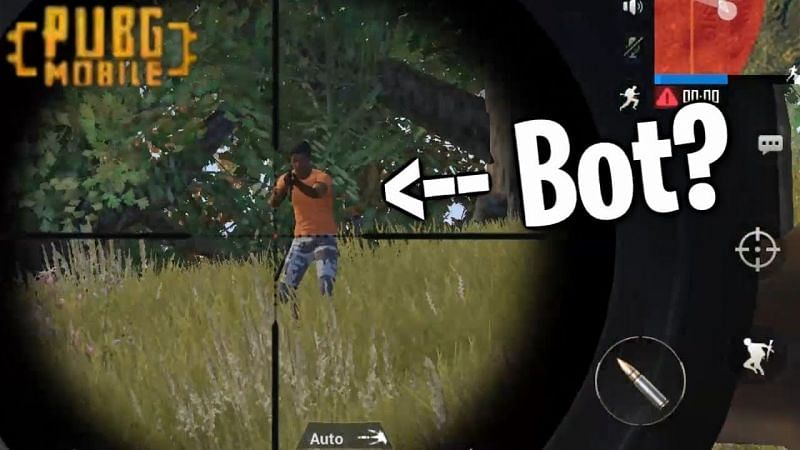 A bot in PUBG Mobile