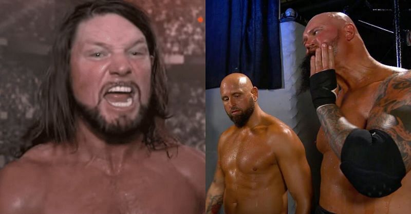 AJ Styles, Karl Anderson, and Luke Gallows.
