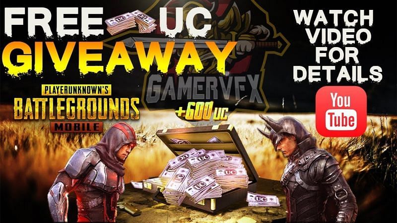 PUBG Mobile Giveaways (picture via Youtube.com)