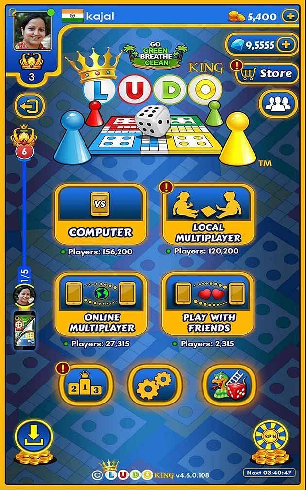 How to play Ludo King online with friends