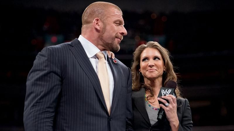 Triple H and Stephanie McMahon,