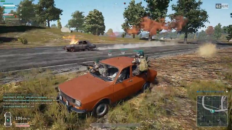 Vehicles in PUBG Mobile 