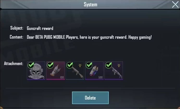 Rewards list