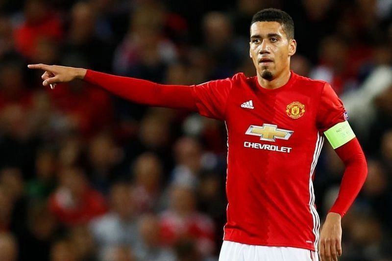 Chris Smalling captained United a few times but his future now lies away from Old Trafford.