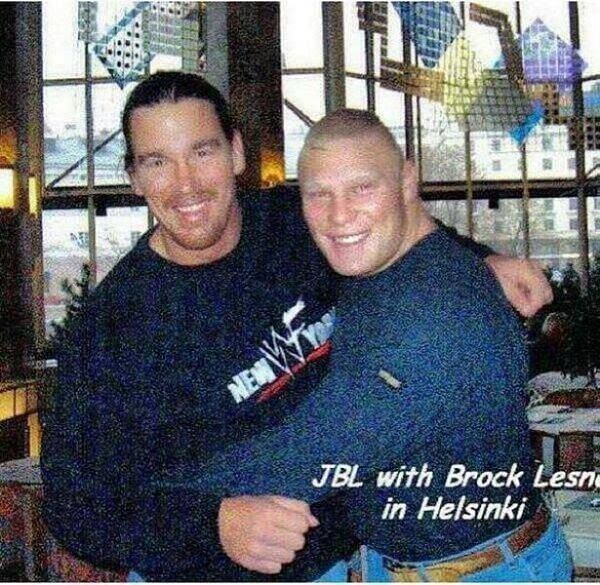 Brock Lesnar and JBL