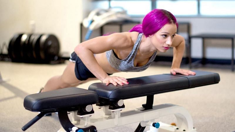 Sasha Banks has to work hard for her gains just like everyone else