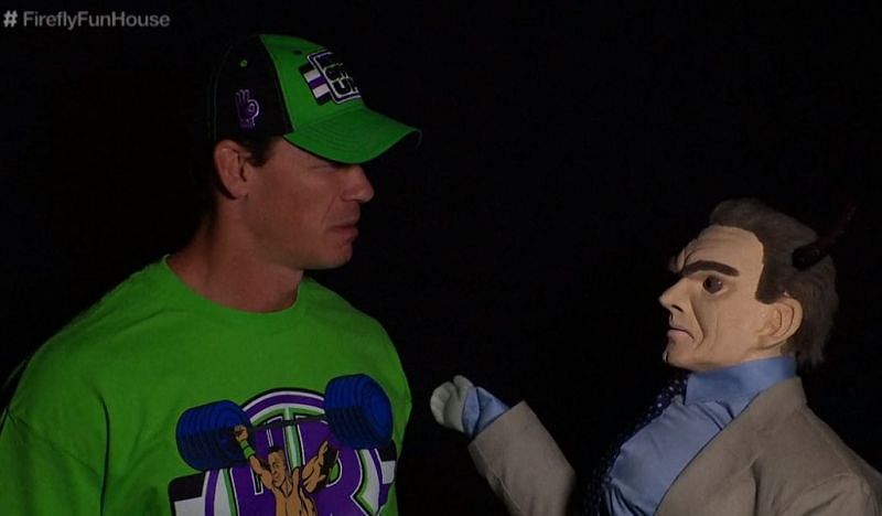 John Cena and the Vince McMahon-based puppet