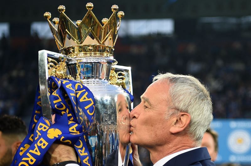 Claudio Ranieri led Leicester to an unlikely Premier League title in 2015-16