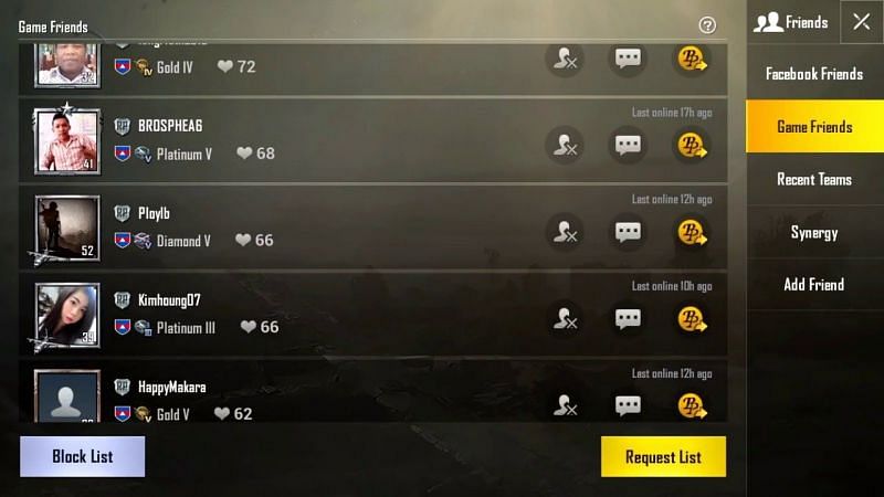 Pubg Mobile How To Remove Friends In Pubg Mobile