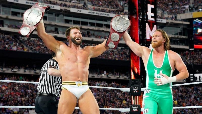 Ryder and Hawkins won the titles at WrestleMania 35