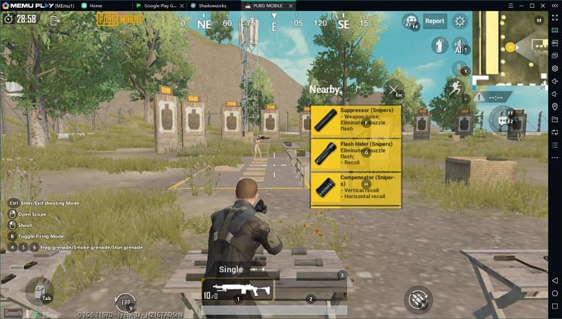 PUBG Mobile Lite on Memu emulator