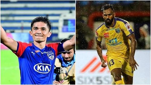 Sunil Chhetri and CK Vineeth