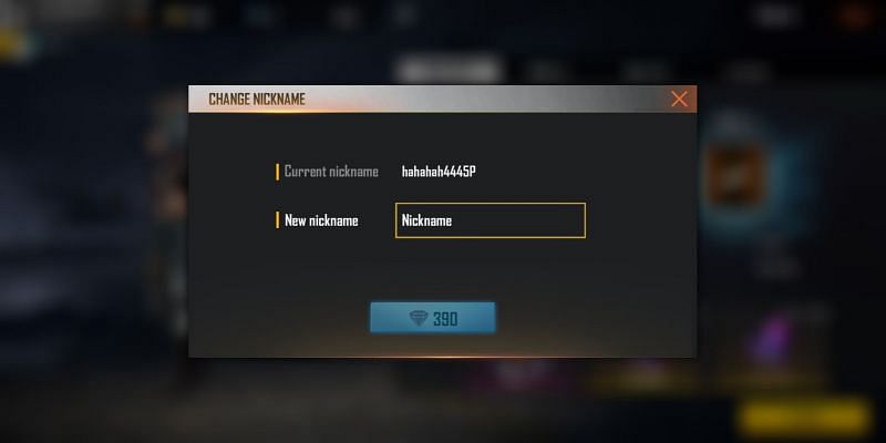 how do you change your name in free fire