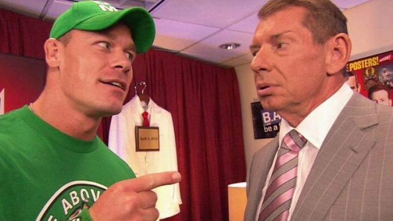 John Cena and Vince McMahon